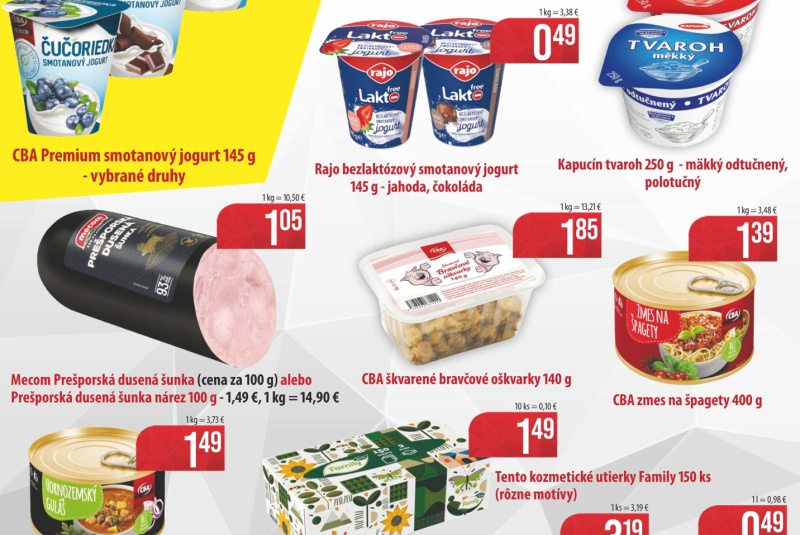 Víkendové ceny / Naša ponuka na víkend CBA. - foto