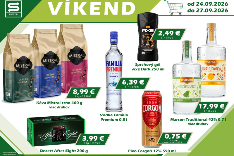 Víkendové ceny / Naša ponuka na víkend. - foto