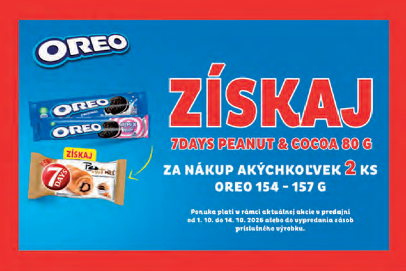 Iné akcie a podporné aktivity / Získaj 7DAYS peanut & cocoa 80 g - foto
