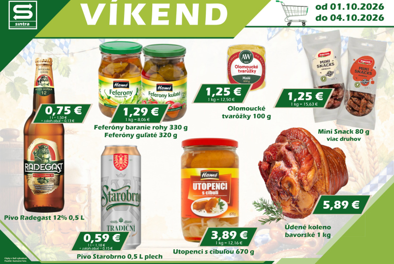 Víkendové ceny / Naša ponuka na víkend. - foto
