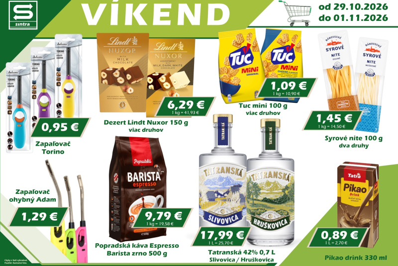 Víkendové ceny / Naša ponuka na víkend. - foto