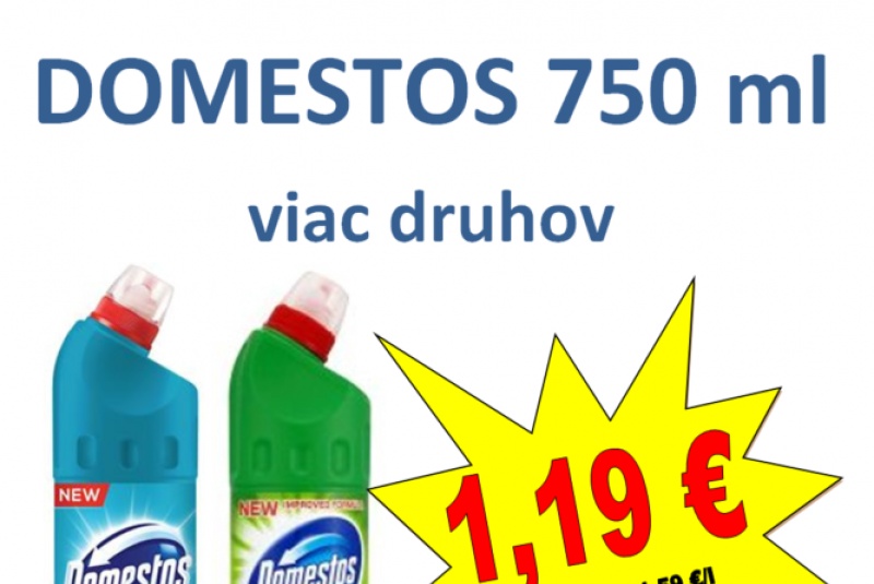 Akcie / Domestos 750ml - foto