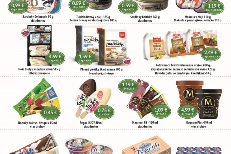 Letákové akcie / LETÁKOVÁ AKCIA 16/2020 - foto Letákové akcie / LETÁKOVÁ AKCIA 16/2020 - foto