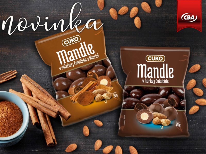 Mandle v čokoláde 80 g