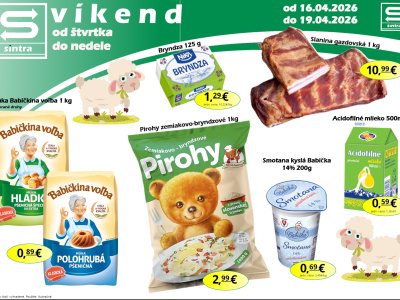 Naša ponuka na víkend