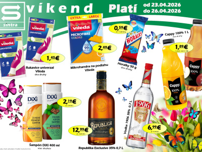 Naša ponuka na víkend