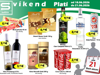 Naša ponuka na víkend