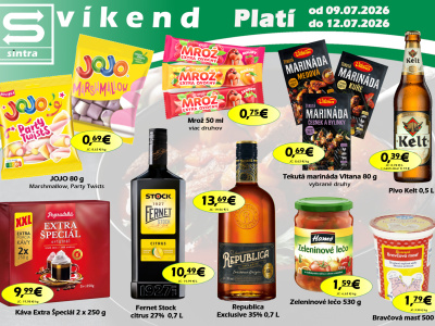 Naša ponuka na víkend