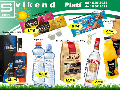 Naša ponuka na víkend
