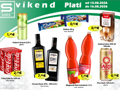 Naša ponuka na víkend.