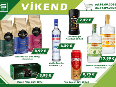 Naša ponuka na víkend.