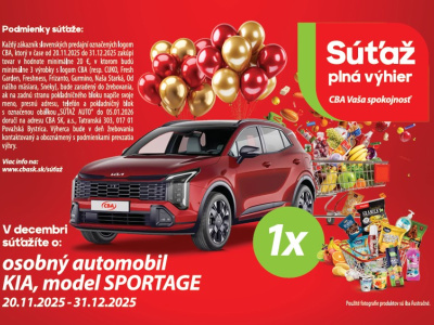 Výherná listina - Súťaž  o osobný automobil KIA SPORTAGE
