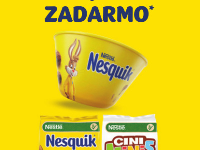 Získaj misku Nesquik