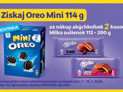 Získaj Oreo Mini 114 g