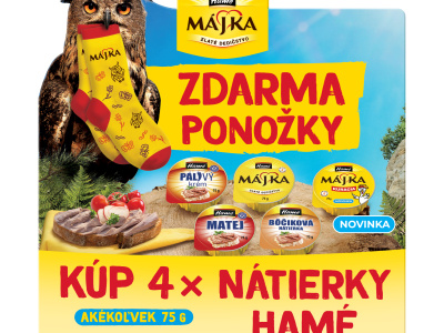 Získaj ponožky Májka Hamé